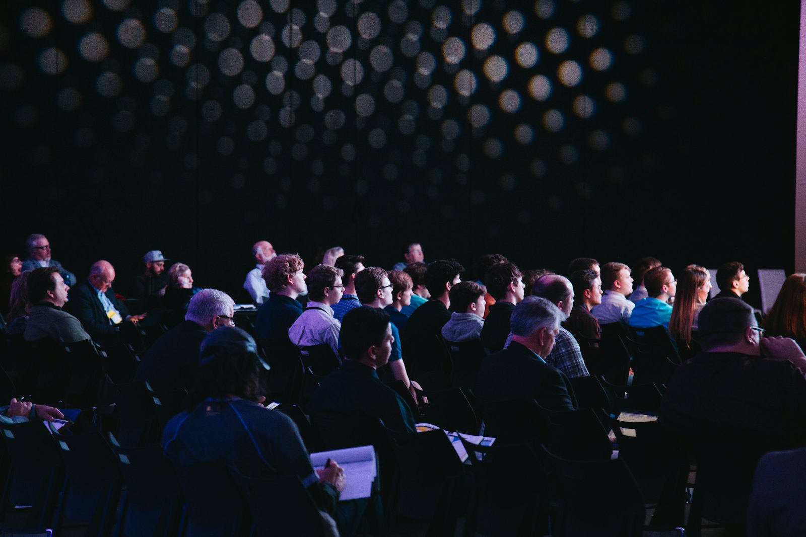 Audience at a launch event